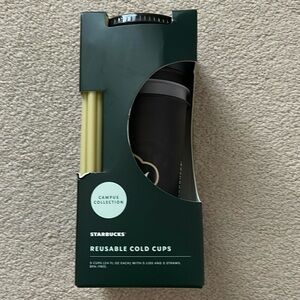 Starbucks Uni of Colorado Reusable Cold Cups - New in Box
